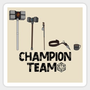 Champion Team Sticker